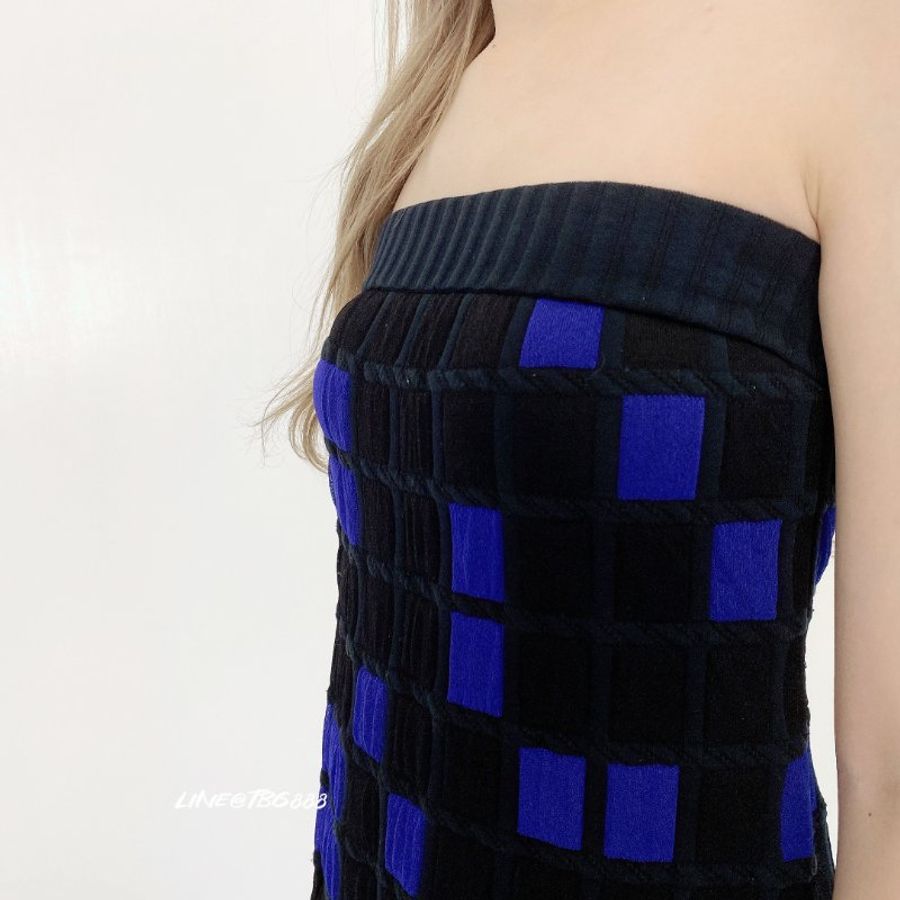 Chanel 秀上款平口連身裙-2