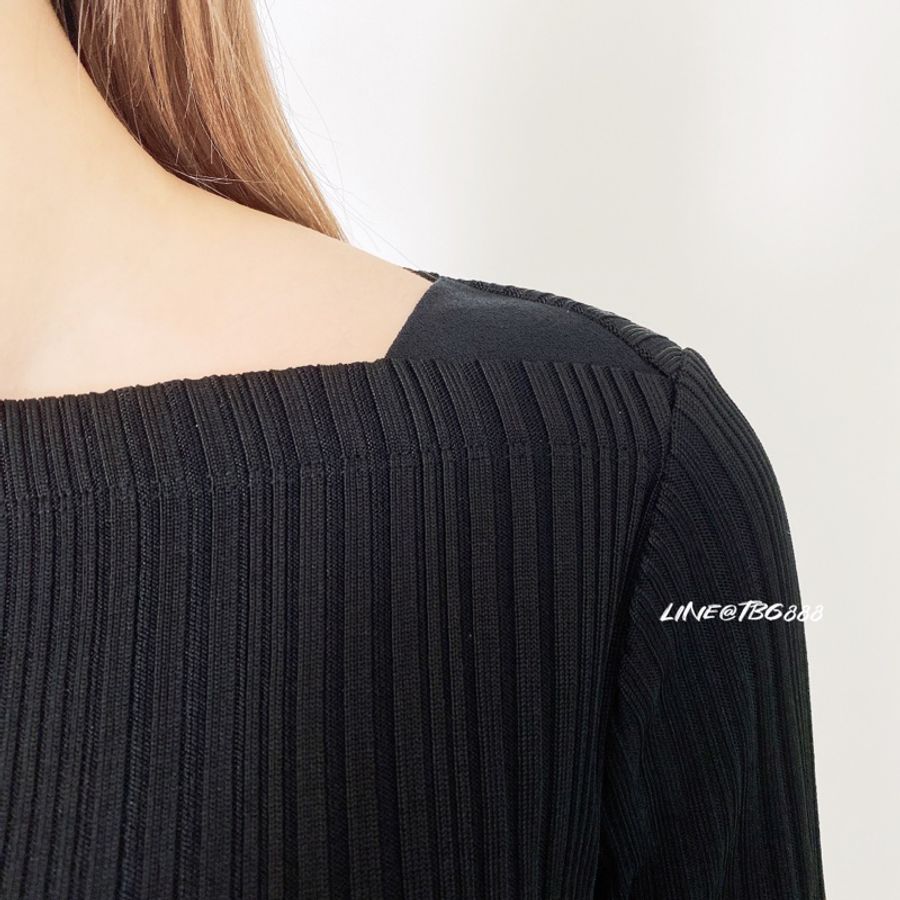 3.1 Phillip Lim 方領蕾絲微透上衣-4