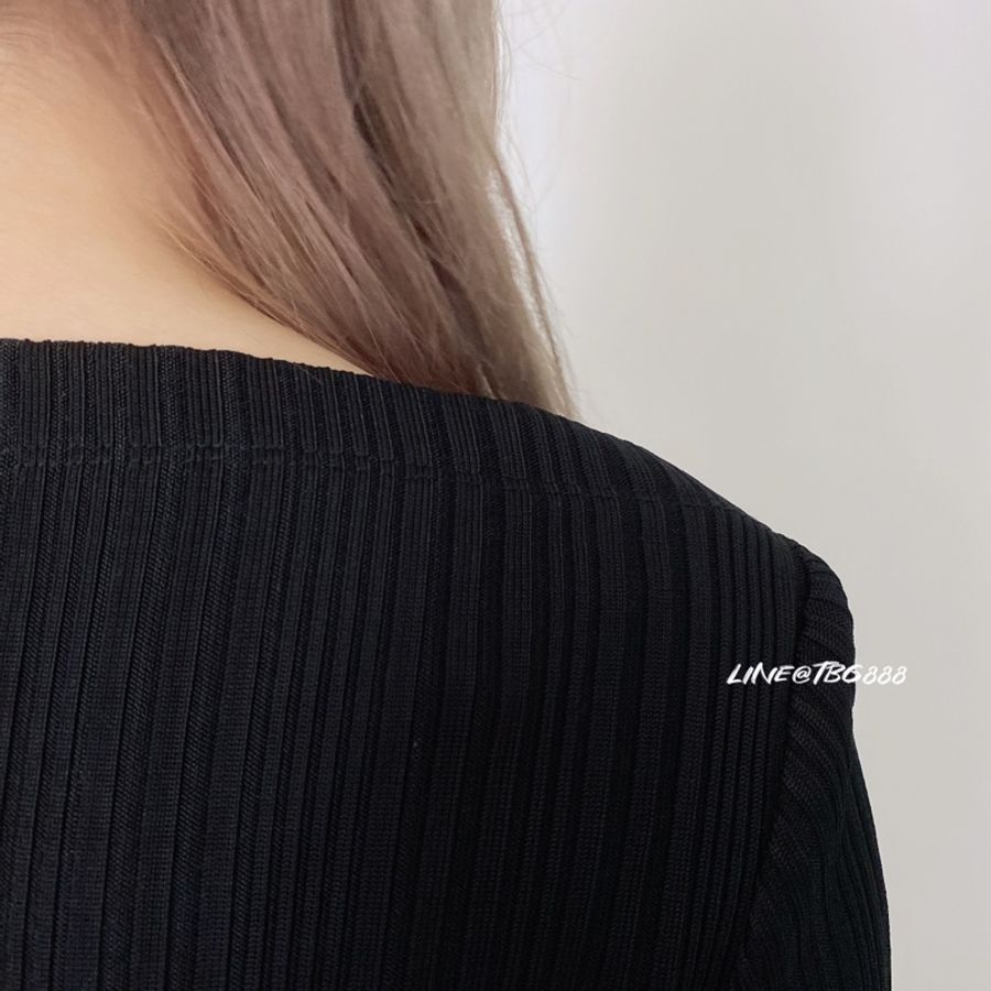 3.1 Phillip Lim 方領蕾絲微透上衣-7