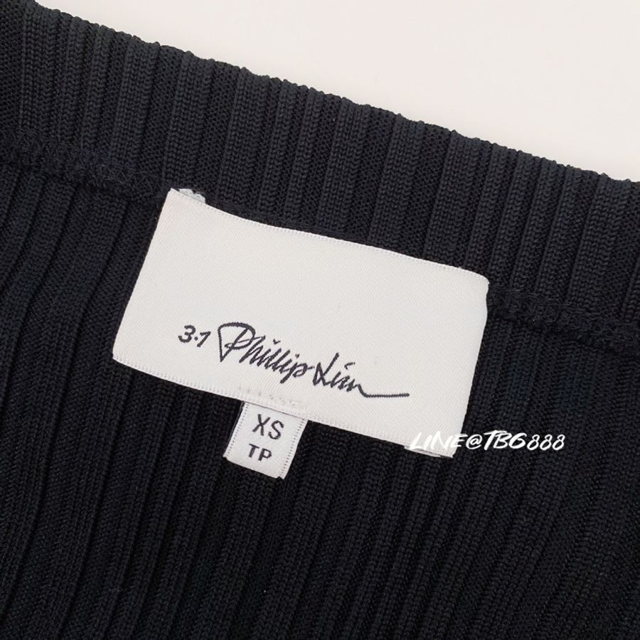 3.1 Phillip Lim 方領蕾絲微透上衣-9