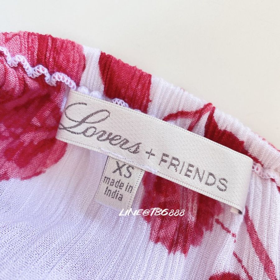 Lovers + Friends 印花不規對稱連身裙-11