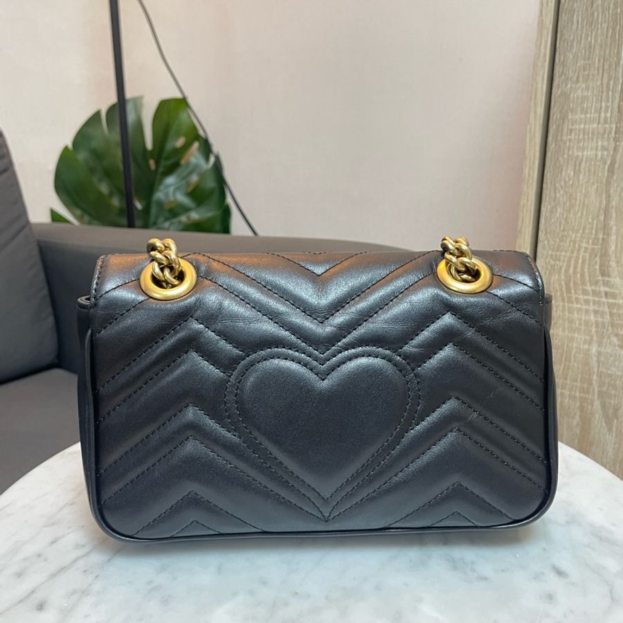 GUCCI 古馳 GG MARMONT 馬夢 MINI BAG 22cm-9