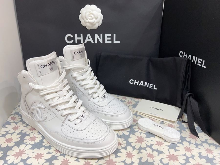 [全新][特價]CHANEL 香奈兒爆款 高筒運動鞋 Air Force高配版 39號-4