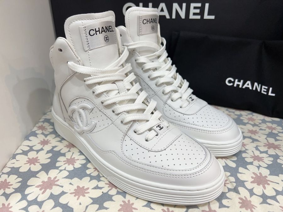 [全新][特價]CHANEL 香奈兒爆款 高筒運動鞋 Air Force高配版 39號-7