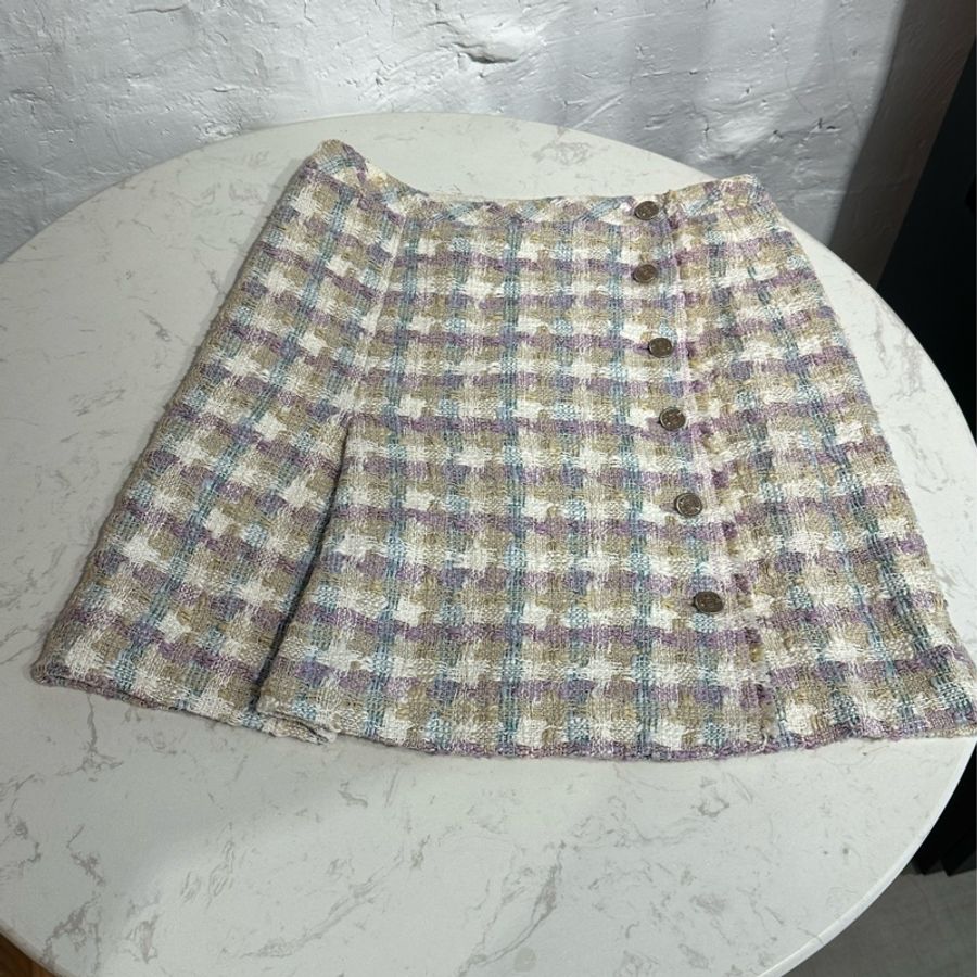 CHANEL 斜紋尼龍A字一片裙-3
