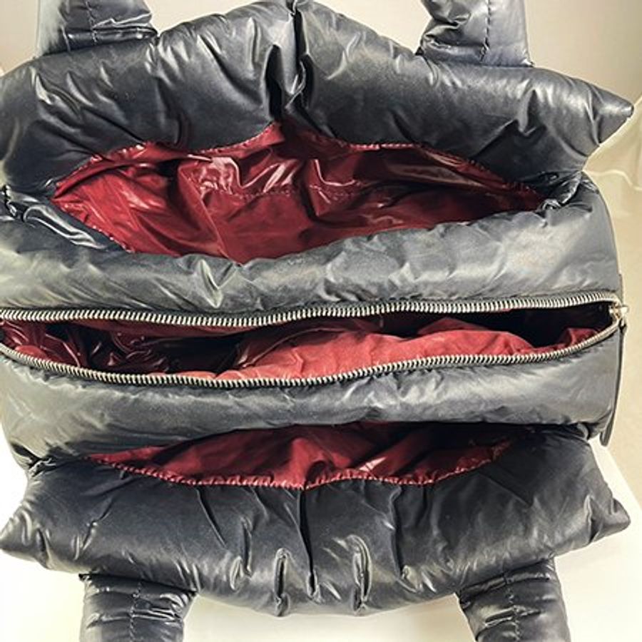 已售出CHANEL黑色尼龍 CoCo CoCoon空氣包-6