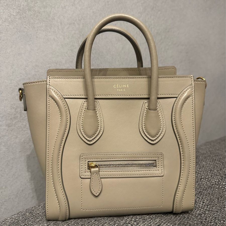 CELINE Nano Luggage 卡其-1