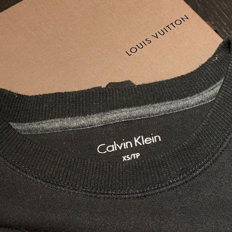 Calvin Klein CK 長袖 T恤 T-shirt 黑色 #XS號-2