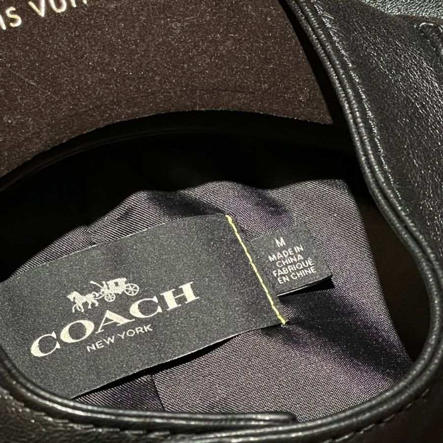#正品 【COACH】 小羊皮 皮衣 #外套 M號-2
