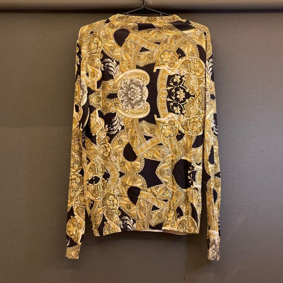 #保證正品 凡賽斯 VERSACE 100% 真絲 #46號 二手精品-1