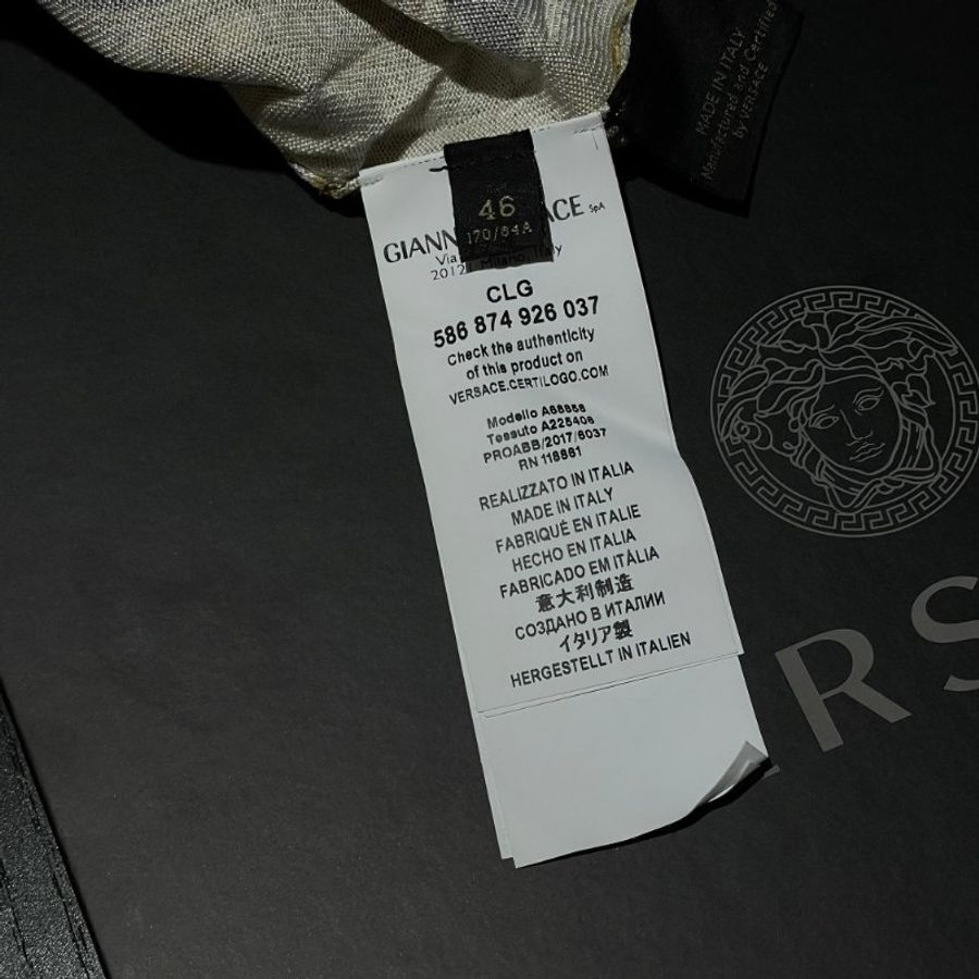 #保證正品 凡賽斯 VERSACE 100% 真絲 #46號 二手精品-2