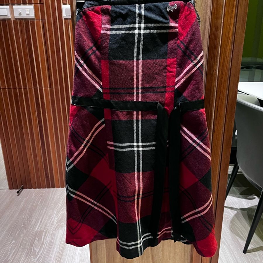 Scottish house 洋毛平口洋裝-20