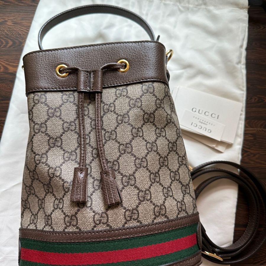 GUCCI Ophidia Small GG Bucket 小中款 肩背/斜背/手提 水桶包-1