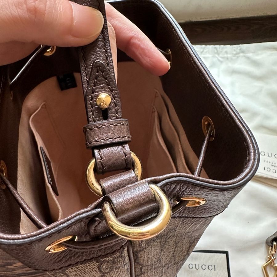 GUCCI Ophidia Small GG Bucket 小中款 肩背/斜背/手提 水桶包-7