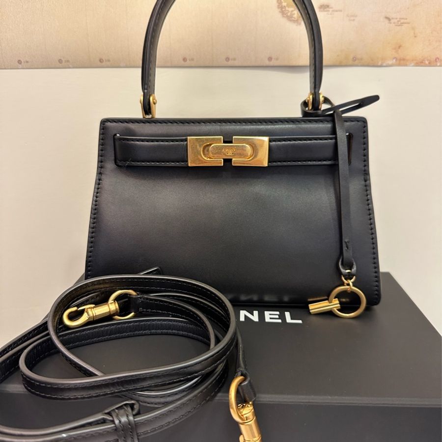Tory Burch Lee Radziwill Petite Bag 鎖扣迷你斜背包 手提 凱莉包-5