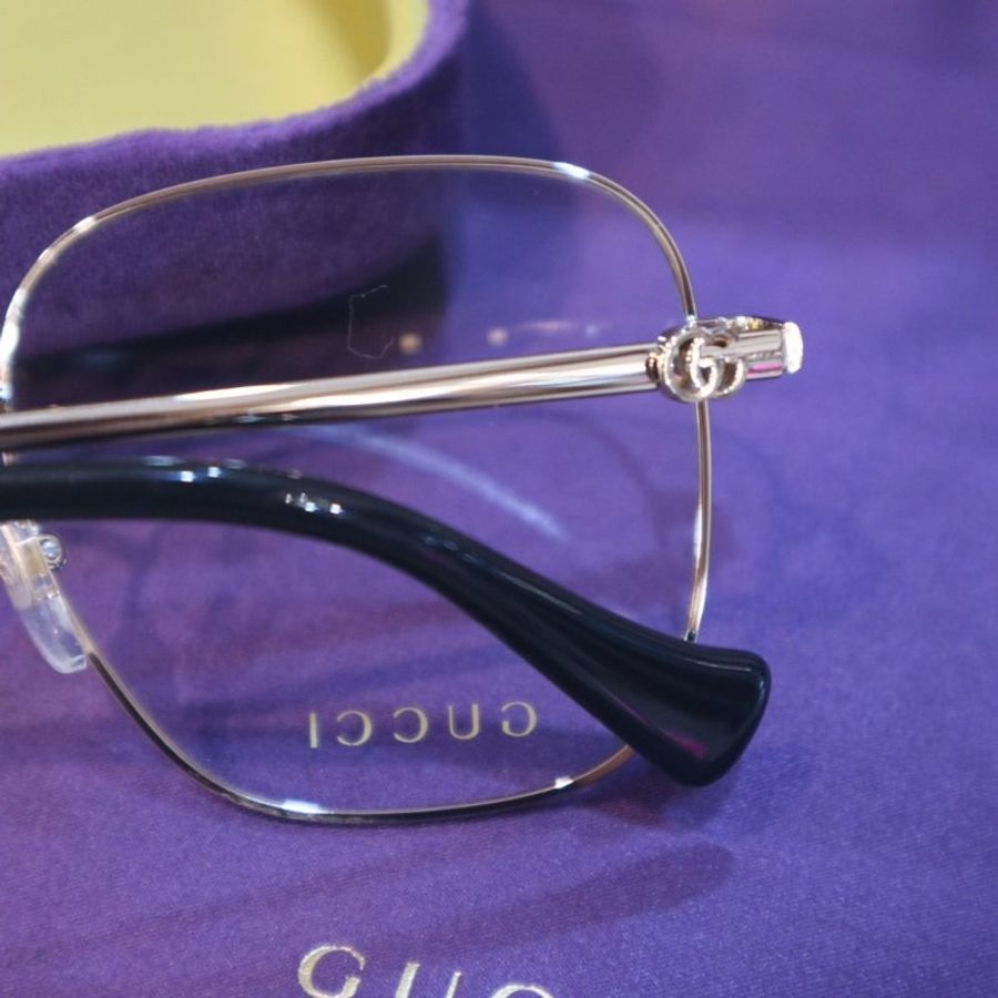 麗睛眼鏡 GUCCI【可刷卡分期】古馳 GG1144O 金色 光學眼鏡 精品眼鏡鏡架 GUCCI大框眼鏡 GG logo-8