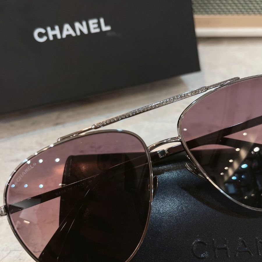 【現貨】麗睛眼鏡 Chanel【可刷卡分期】香奈兒 CH4279B 太陽眼鏡 小香眼鏡 香奈兒熱賣款 復古太陽眼鏡 飛行員太陽眼鏡-2