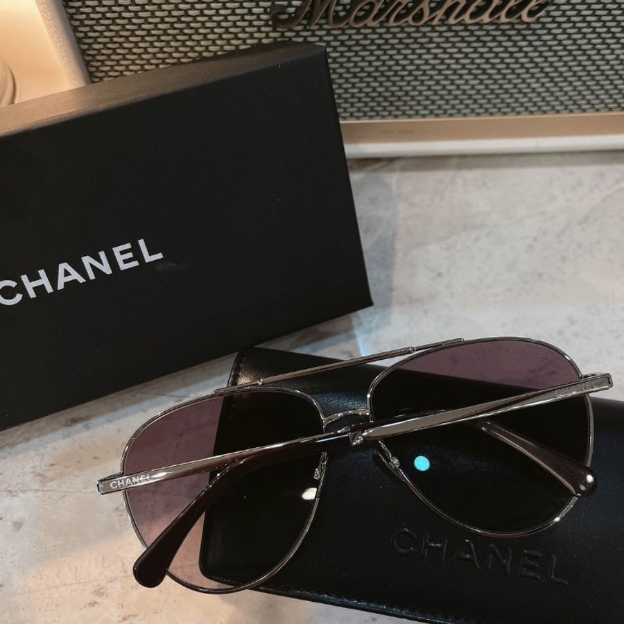 【現貨】麗睛眼鏡 Chanel【可刷卡分期】香奈兒 CH4279B 太陽眼鏡 小香眼鏡 香奈兒熱賣款 復古太陽眼鏡 飛行員太陽眼鏡-6