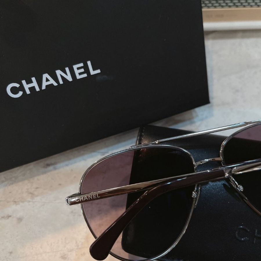 【現貨】麗睛眼鏡 Chanel【可刷卡分期】香奈兒 CH4279B 太陽眼鏡 小香眼鏡 香奈兒熱賣款 復古太陽眼鏡 飛行員太陽眼鏡-7