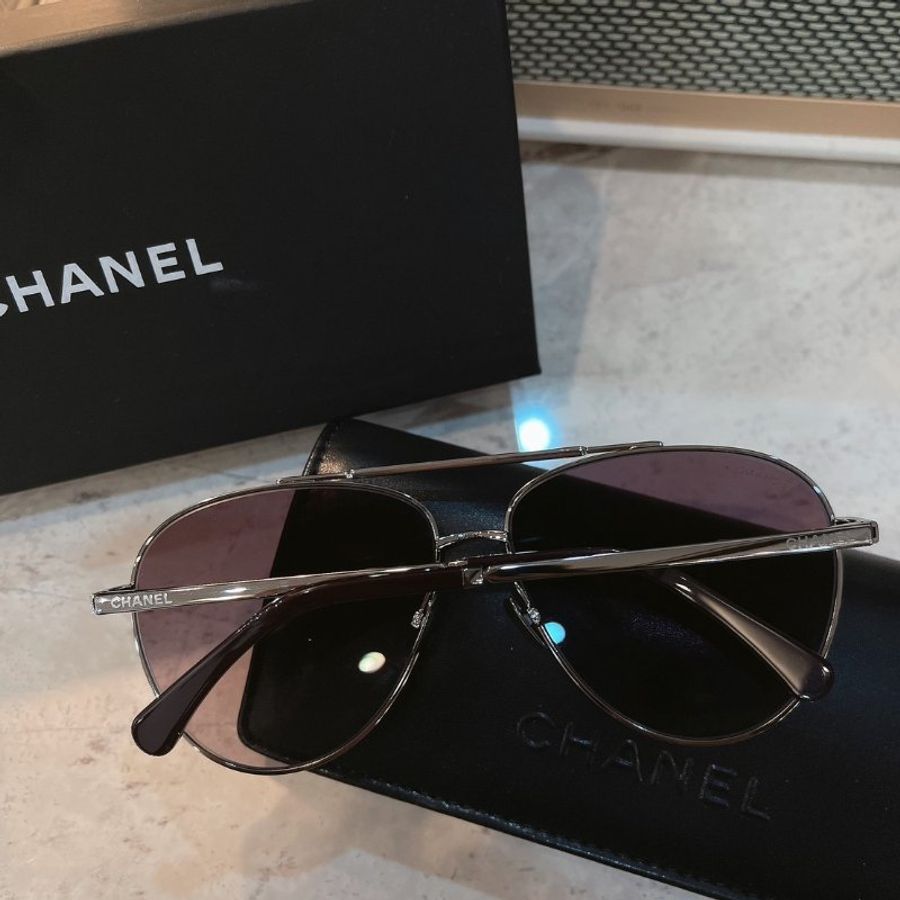 【現貨】麗睛眼鏡 Chanel【可刷卡分期】香奈兒 CH4279B 太陽眼鏡 小香眼鏡 香奈兒熱賣款 復古太陽眼鏡 飛行員太陽眼鏡-9