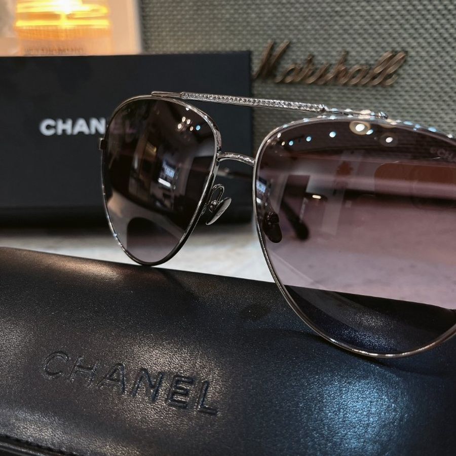 【現貨】麗睛眼鏡 Chanel【可刷卡分期】香奈兒 CH4279B 太陽眼鏡 小香眼鏡 香奈兒熱賣款 復古太陽眼鏡 飛行員太陽眼鏡-12