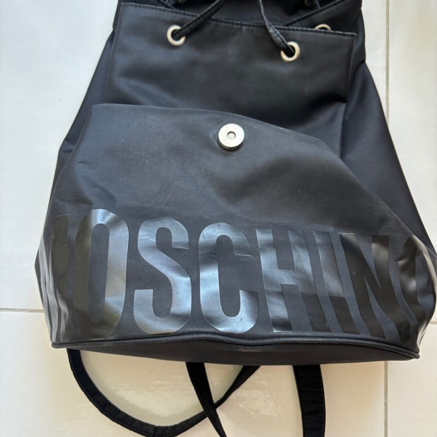 Vintage Moschino 黑色後肩包 (不議價)-15