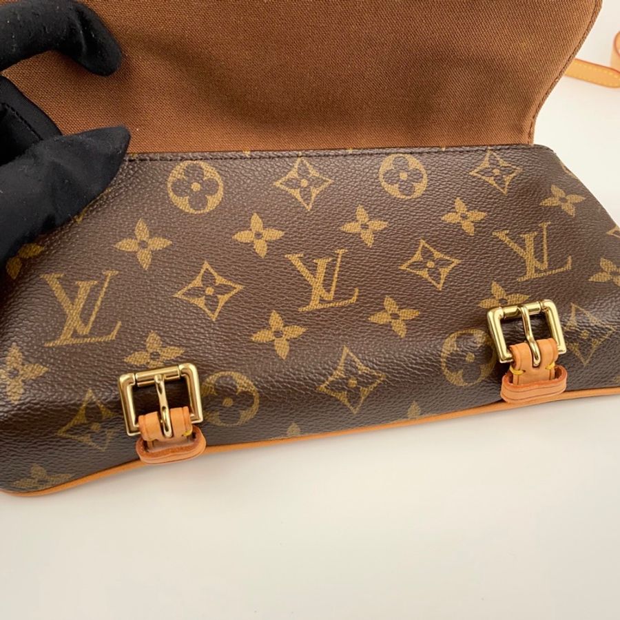 LV 老花經典款變形金剛腰包|胸包|側背包-14