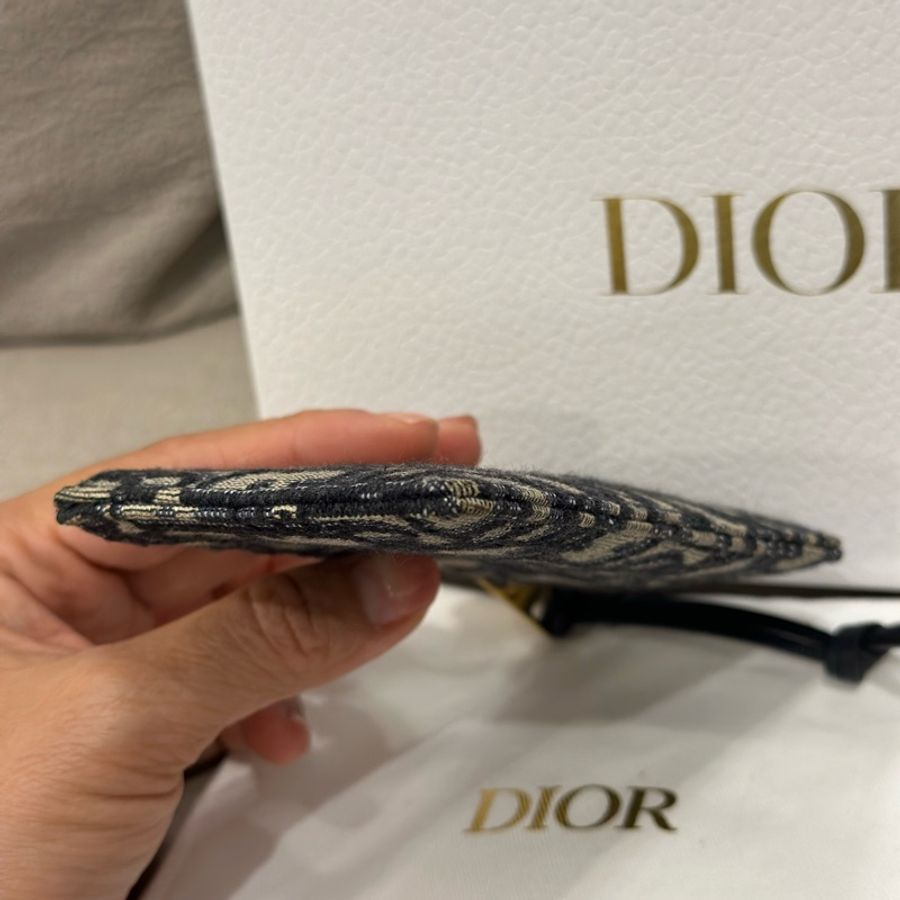 Dior 九成新/ 經典老花/ 小錢包/鑰匙包-3