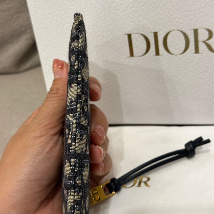 Dior 九成新/ 經典老花/ 小錢包/鑰匙包-4