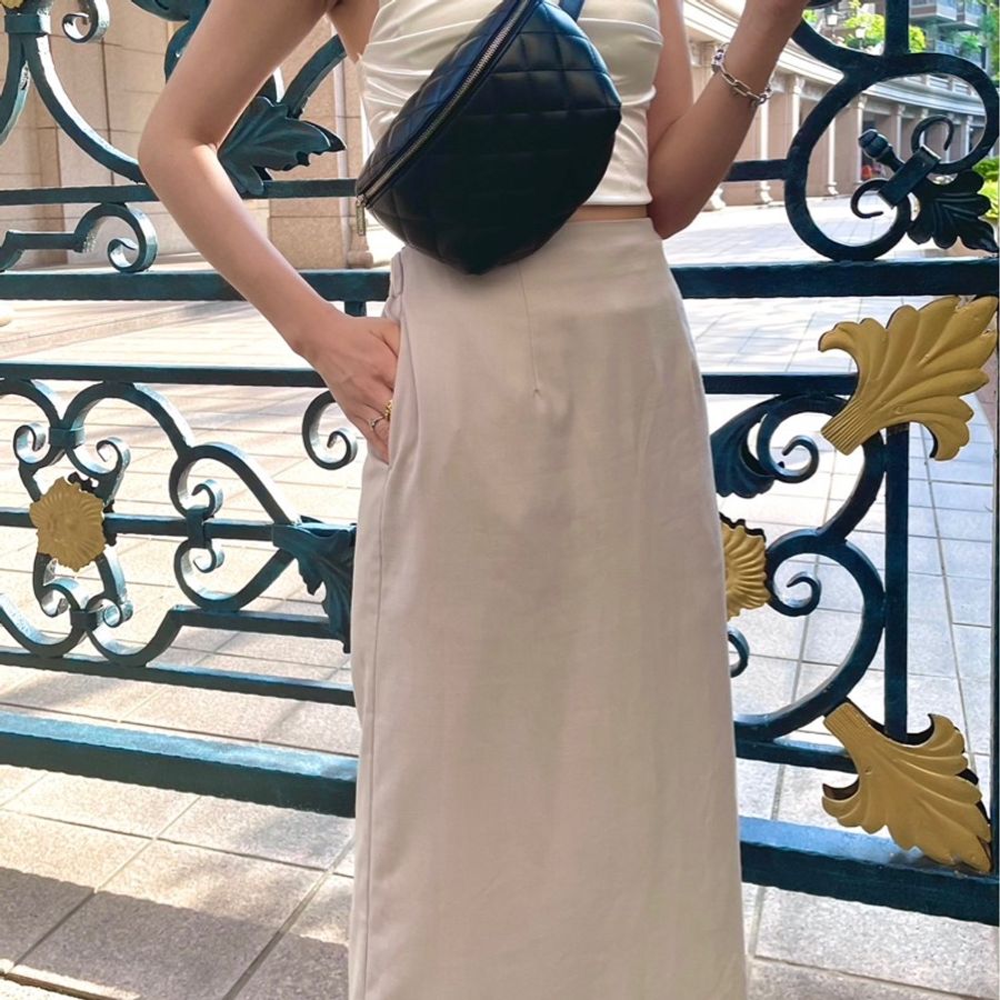 #CHANEL 經典菱格紋小牛皮拉鍊 #腰包 / #胸口包 / #櫃姐包 / #員工包-1