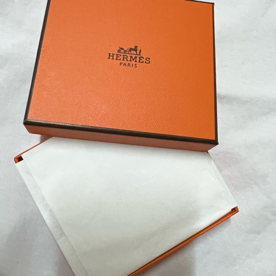 Hermès 愛馬仕 Bastia 棕色 零錢包-4