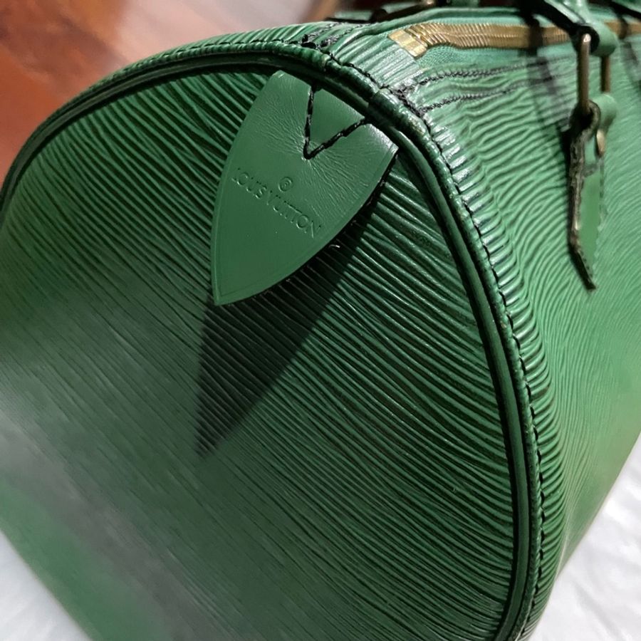 Louis Vuitton Epi Speedy 女用水波紋手提包-3