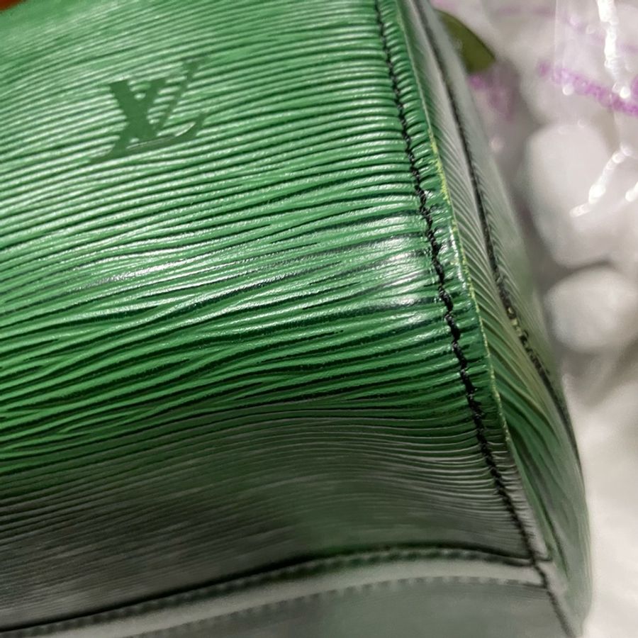 Louis Vuitton Epi Speedy 女用水波紋手提包-4