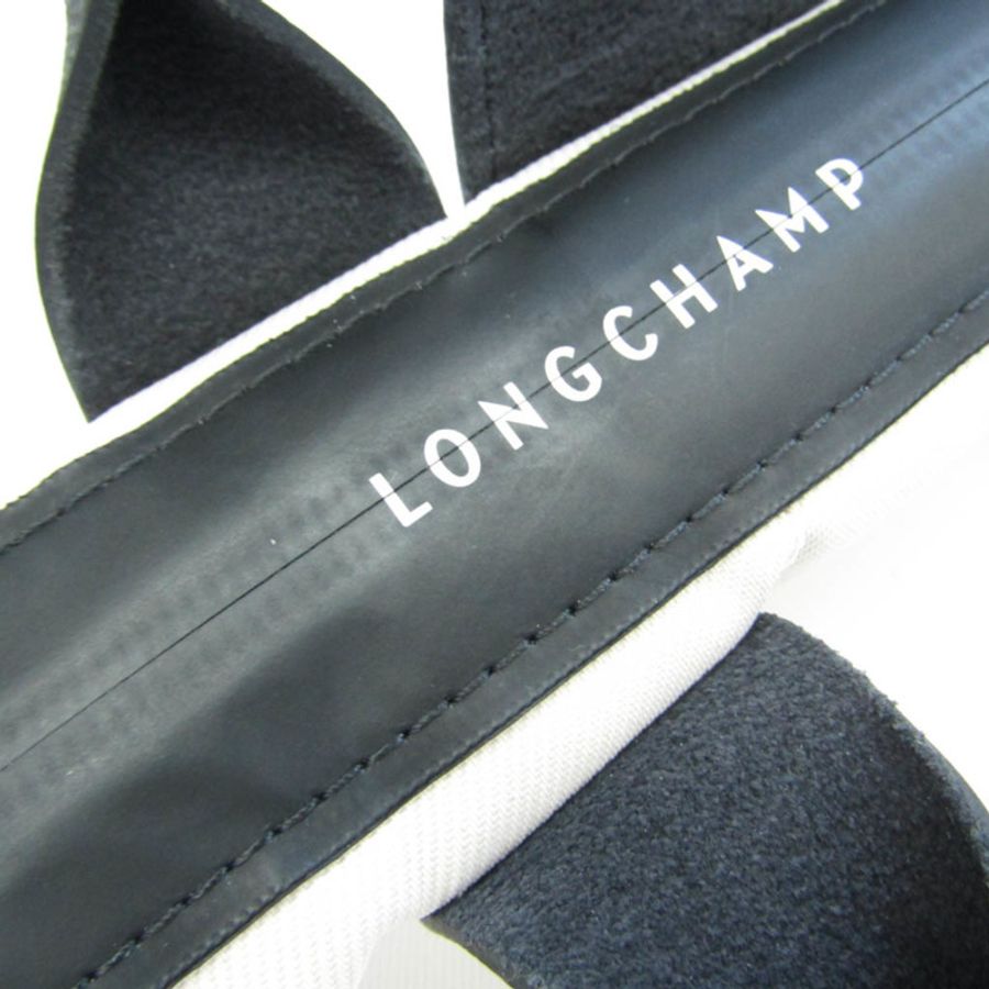 【日本直送】Longchamp Le Pliage Energy L1512HSR238 女式聚酰胺皮革手提包單肩包黑色米白色-7