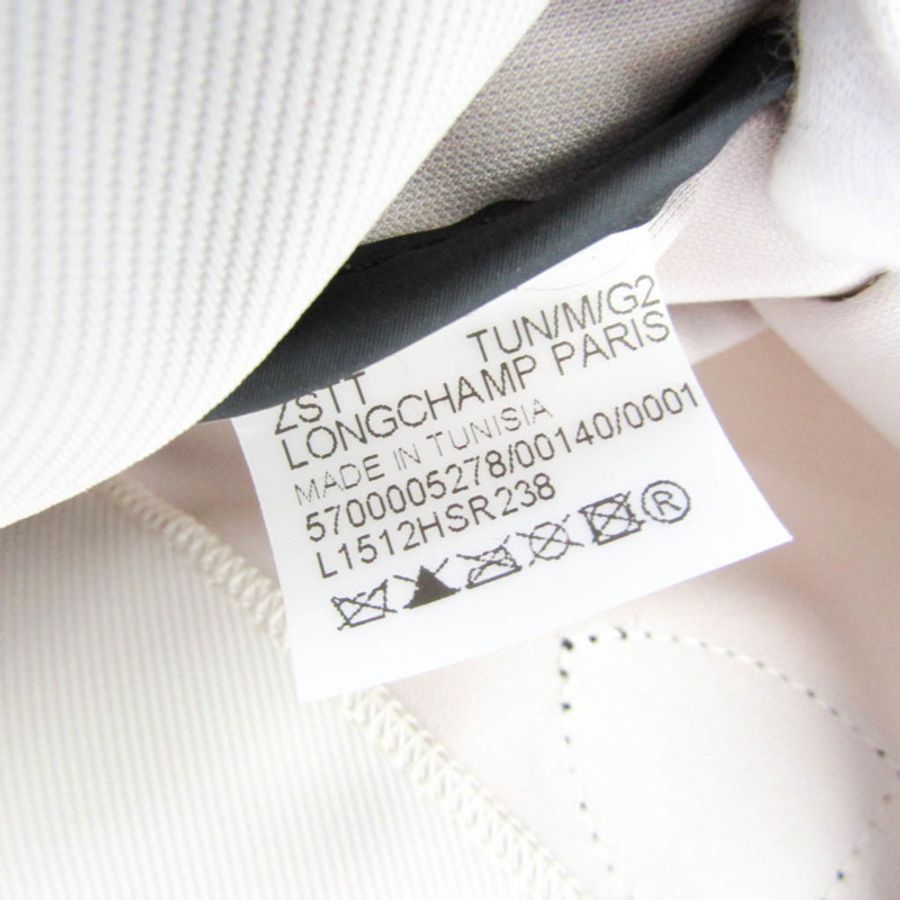 【日本直送】Longchamp Le Pliage Energy L1512HSR238 女式聚酰胺皮革手提包單肩包黑色米白色-10