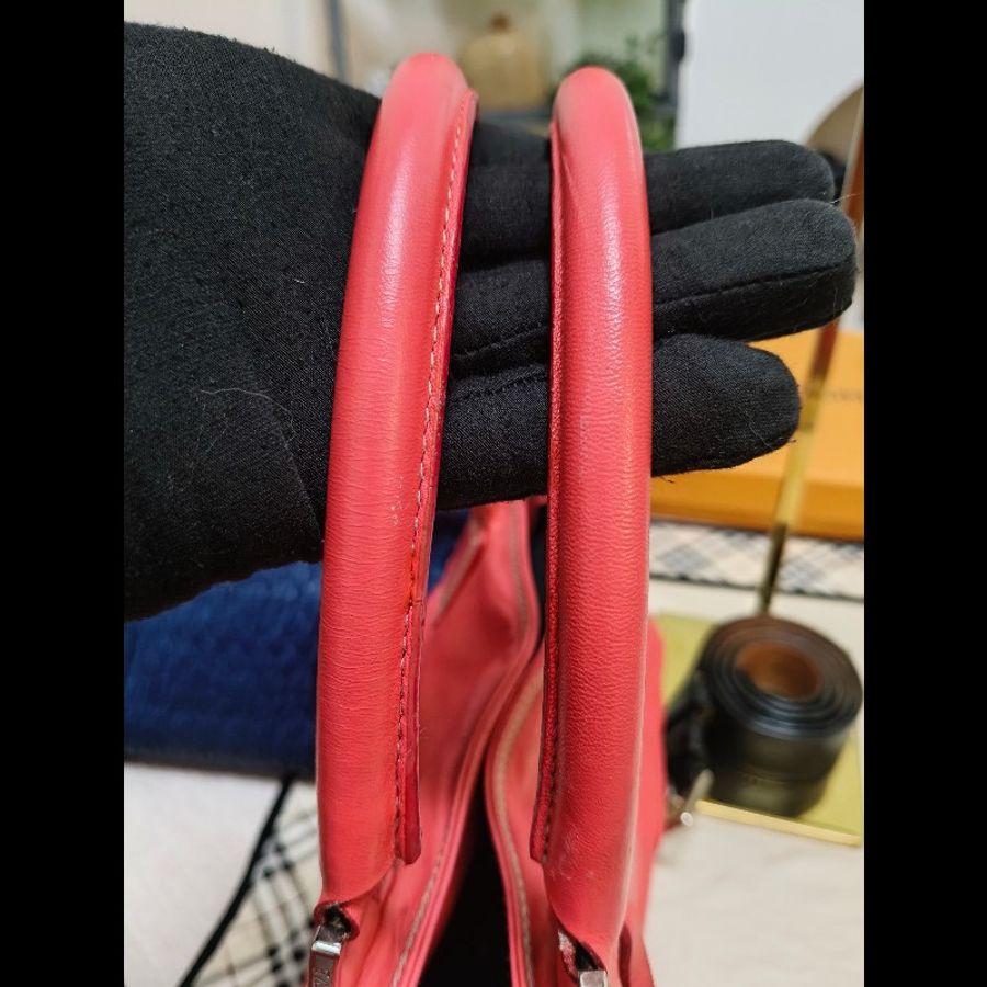 Loewe 桃紅手提包-28