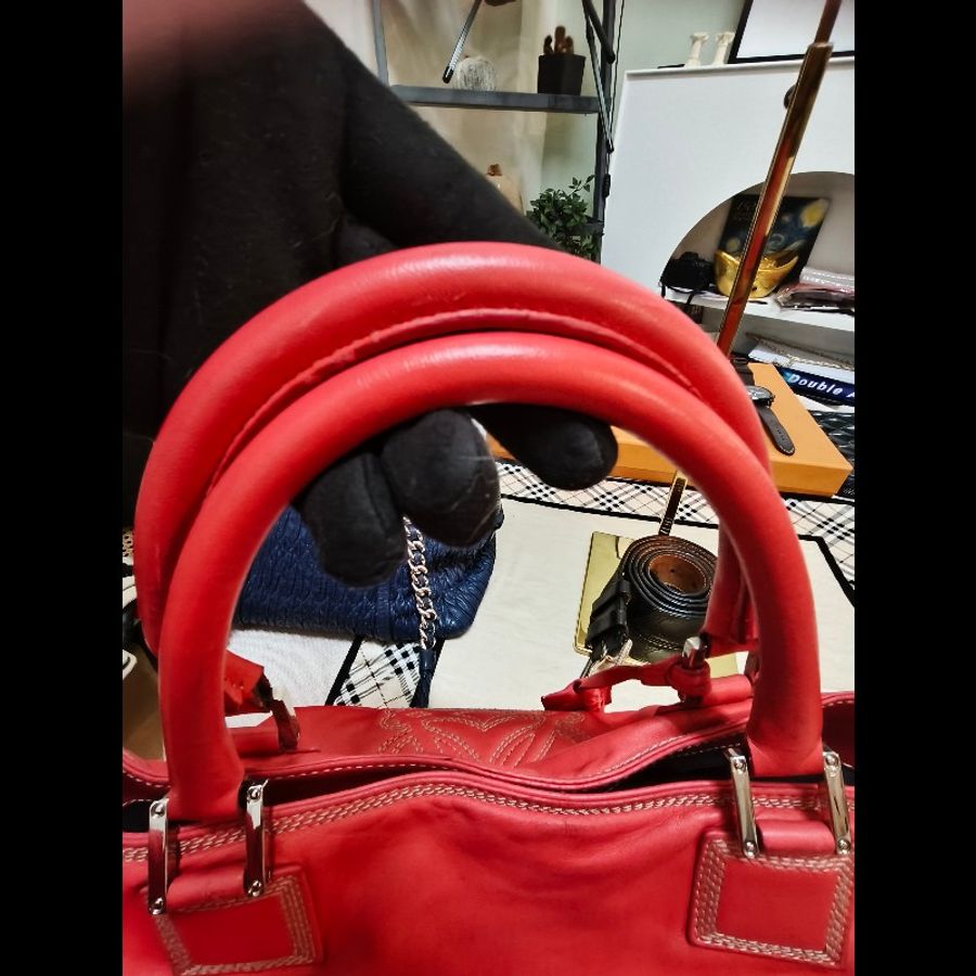 Loewe 桃紅手提包-30