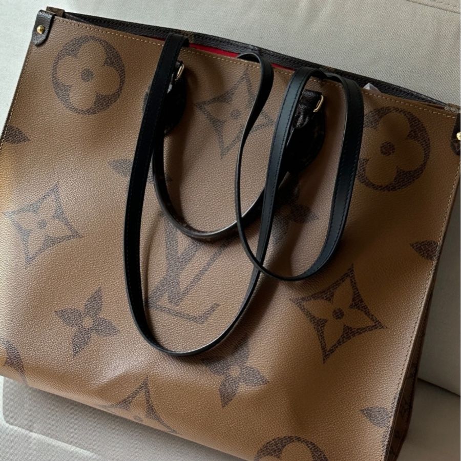 Lv on the go GM 老花 大托特包-5