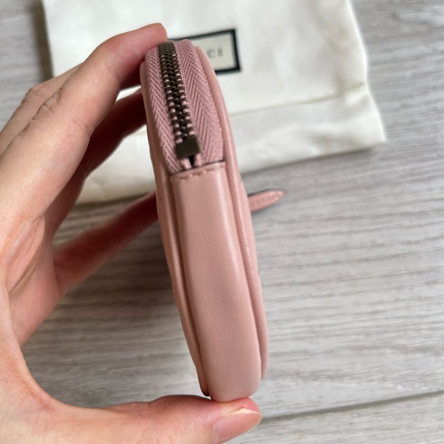 Gucci Marmot 粉色鑰匙零錢包-3