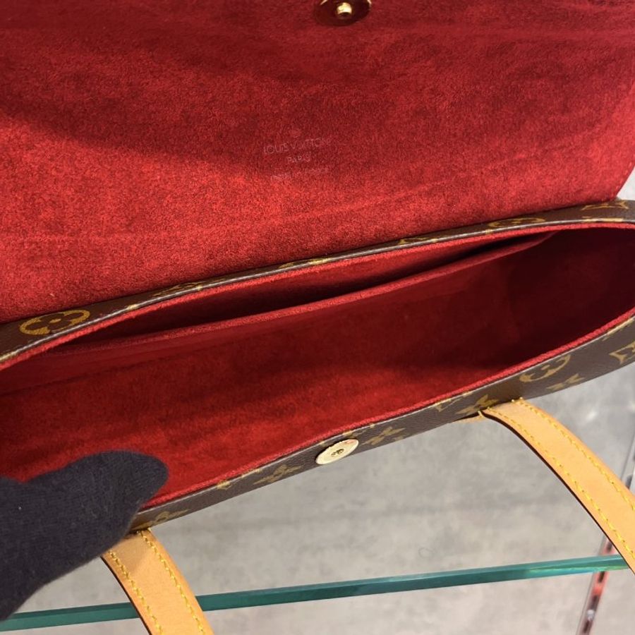 Louis Vuitton LV 老花字紋 法棍包/仙女晚宴手提包/晚宴包-8