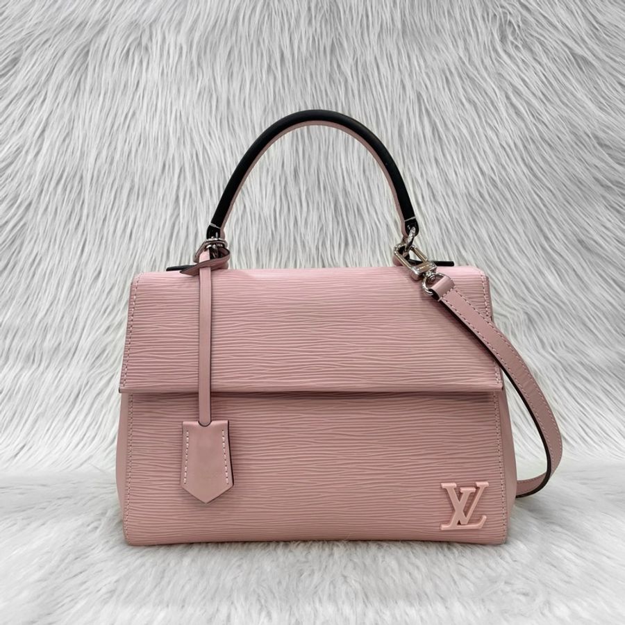 Louis Vuitton M41338粉Epi Cluny BB手提肩背兩用包-0