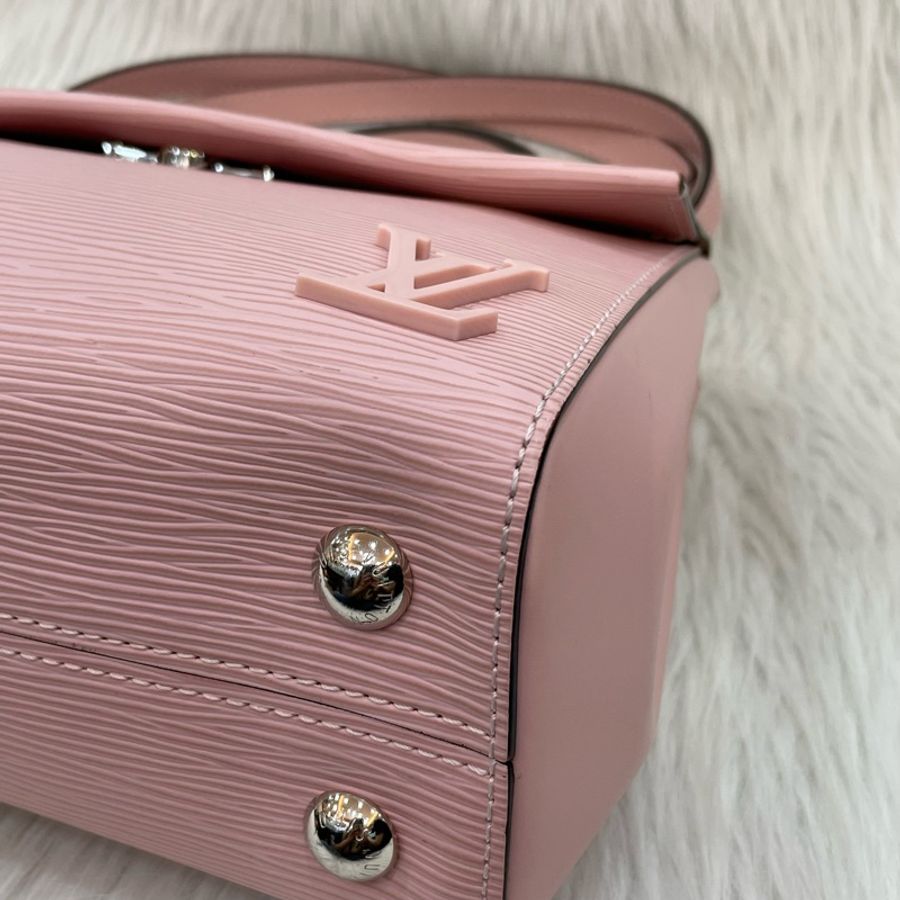 Louis Vuitton M41338粉Epi Cluny BB手提肩背兩用包-6