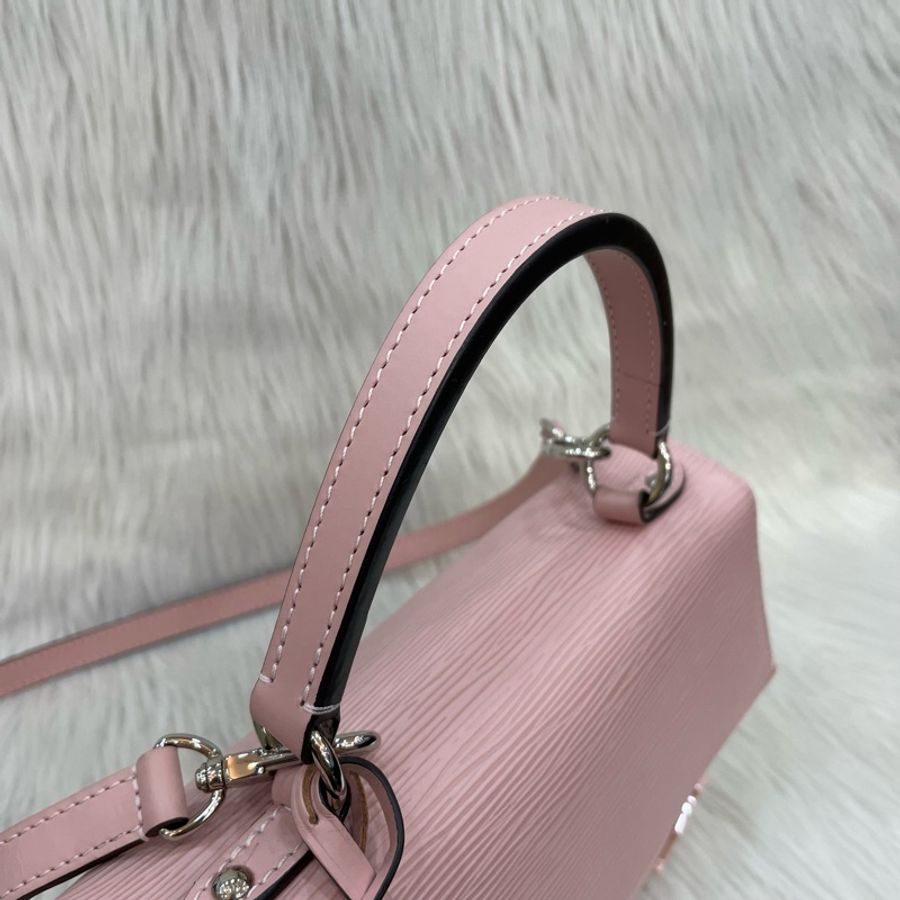 Louis Vuitton M41338粉Epi Cluny BB手提肩背兩用包-10