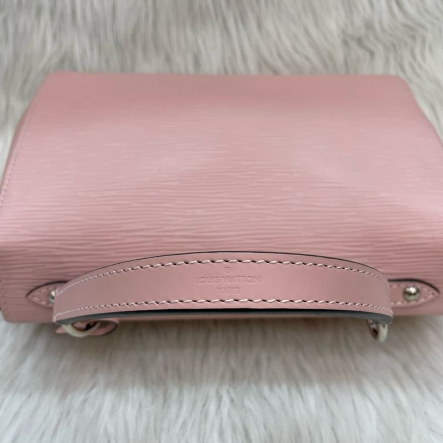 Louis Vuitton M41338粉Epi Cluny BB手提肩背兩用包-12