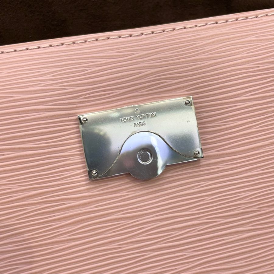Louis Vuitton M41338粉Epi Cluny BB手提肩背兩用包-16