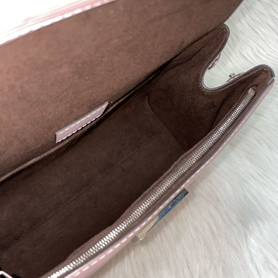 Louis Vuitton M41338粉Epi Cluny BB手提肩背兩用包-18