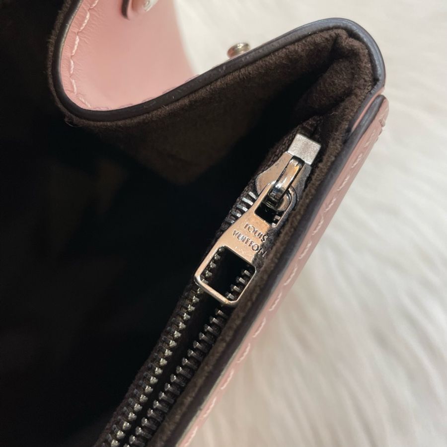 Louis Vuitton M41338粉Epi Cluny BB手提肩背兩用包-21
