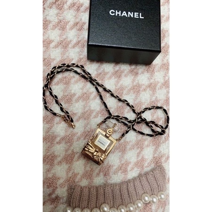 🎀週年慶特惠🎀現貨Chanel 香奈兒項鏈老香香水瓶項鍊-4