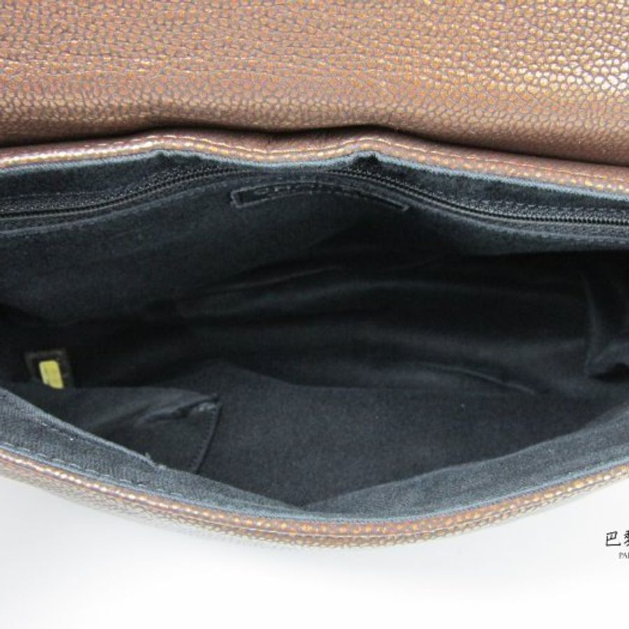 【巴黎站二手名牌專賣店】*現貨*CHANEL香奈兒真品*金色半圓銀鍊包 肩背包-3