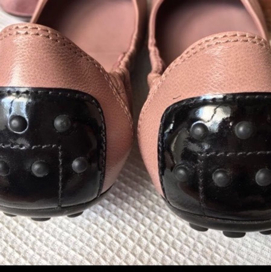 Tod’s 經典粉藕芭蕾平底鞋-1